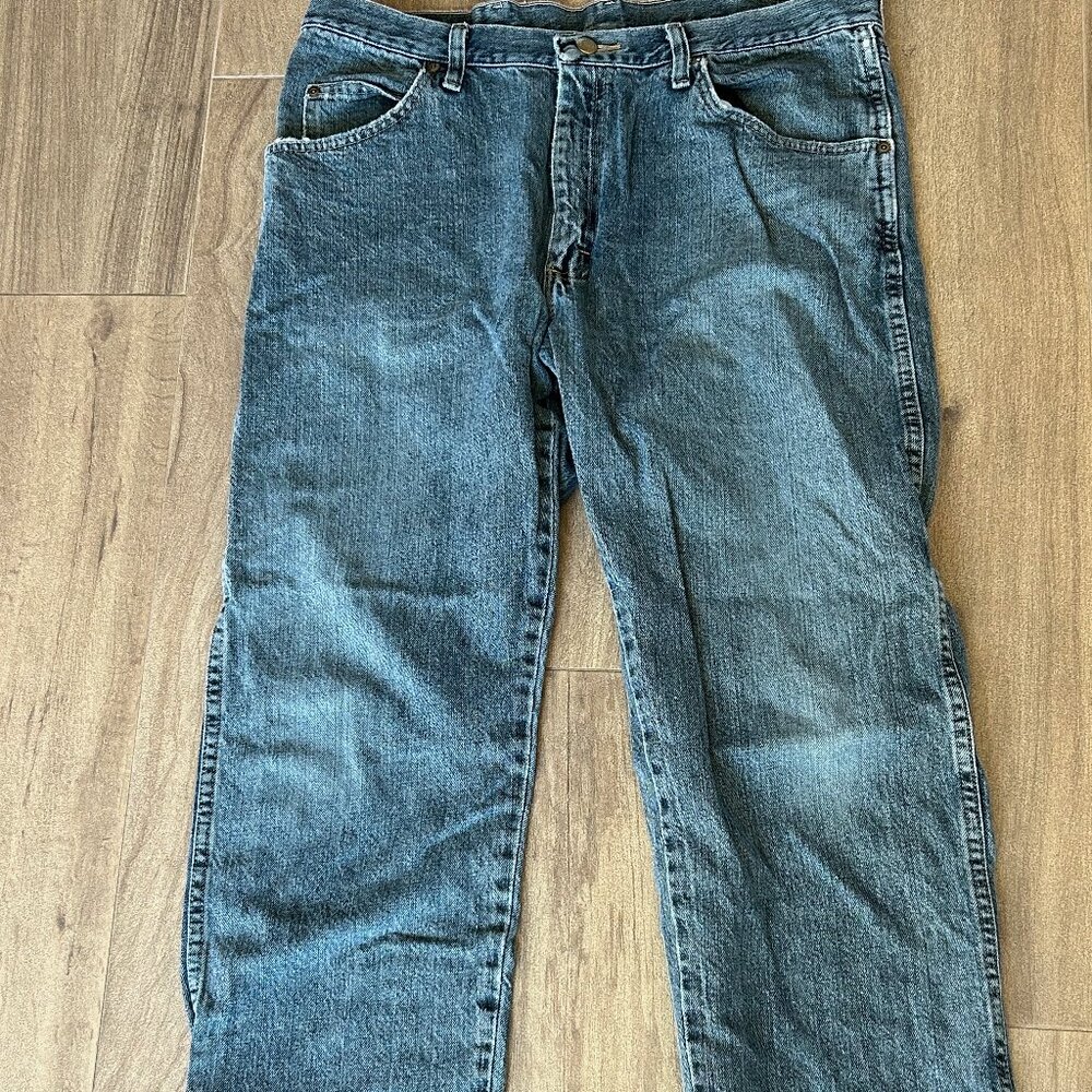 Mens Wrangler Regular Fit Jeans 36x30